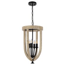 Tokig 4 Light Iron Pendant